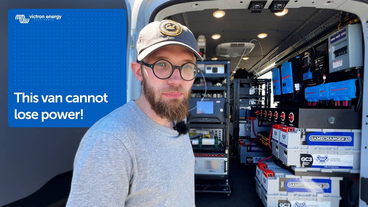 This $800,000 Lab in a van must have power 24/7