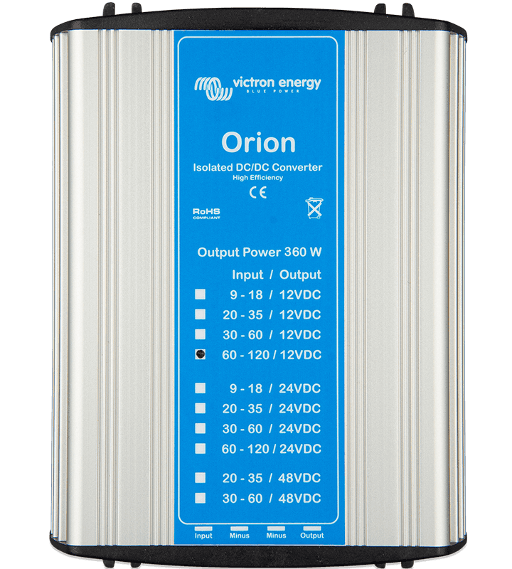 Изолированные конверторы Orion DC-DC, 360 Вт и модели специального назначения