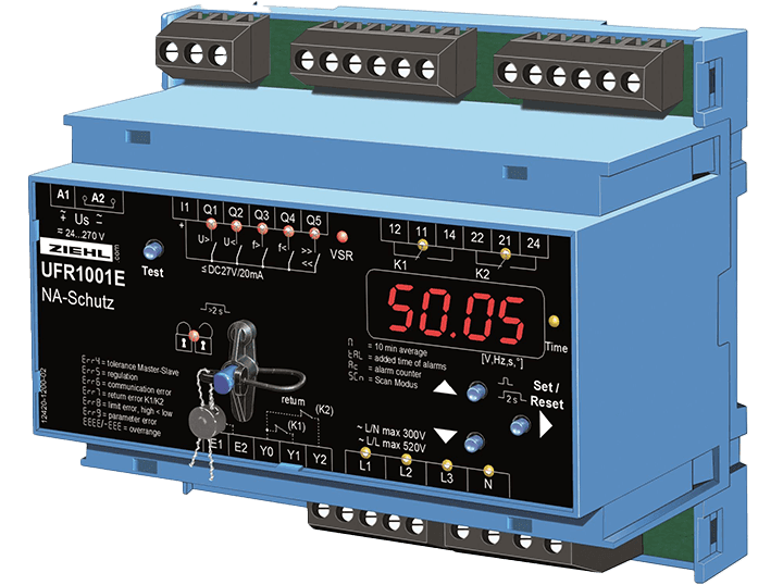 Реле напряжения и частоты Ziehl UFR1001E