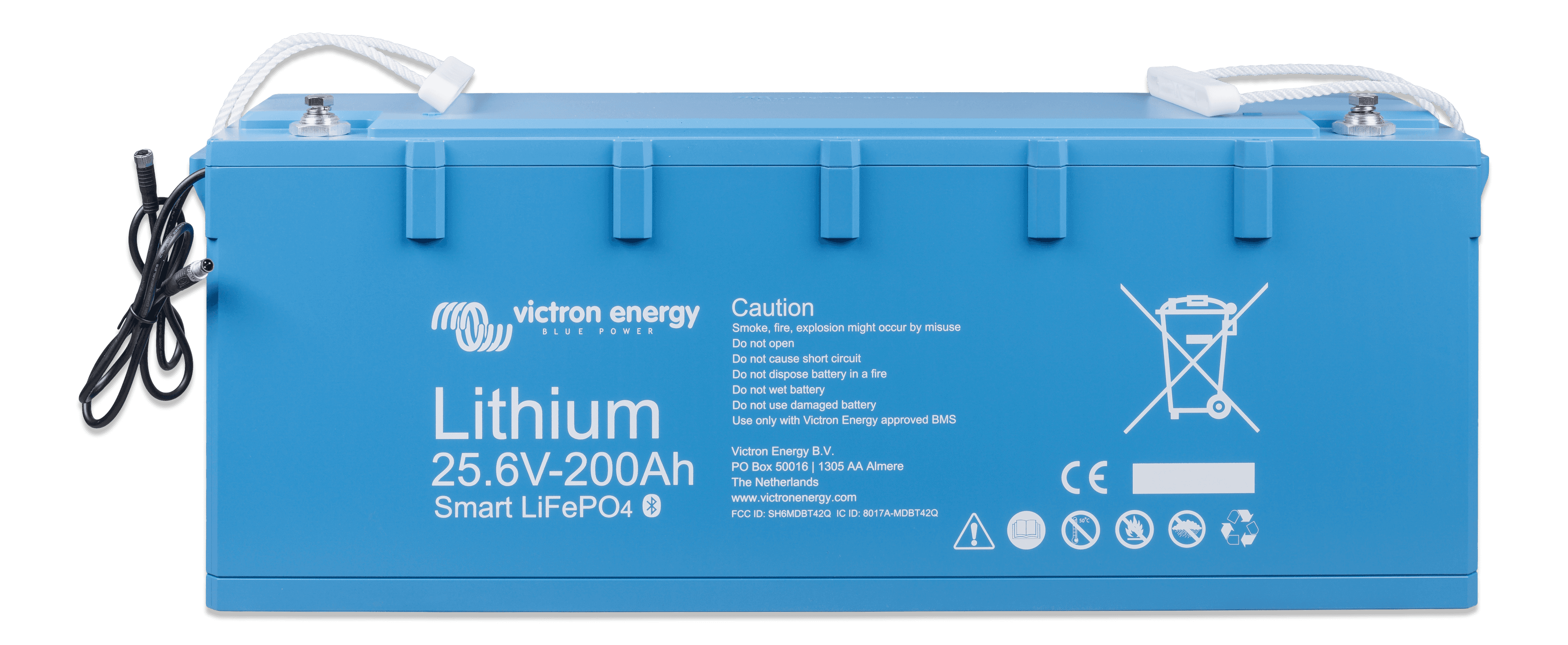 LiFePO4 Battery 25,6V 200Ah Smart (front-top)  thumbnail