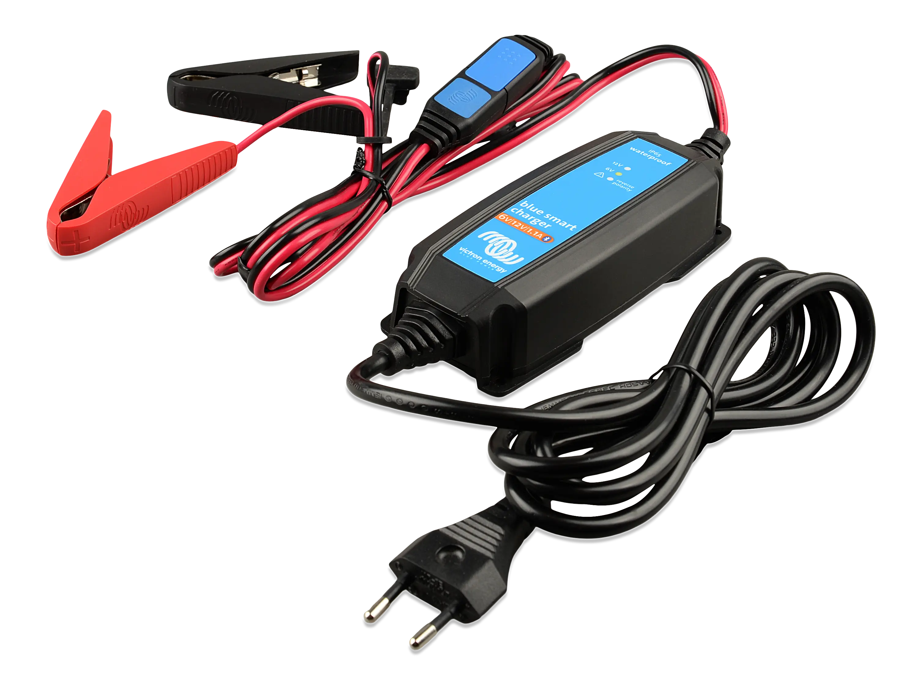 Blue Smart IP65 Charger 6V 12V 1.1 230V CEE 7/16 Retail (left)  thumbnail