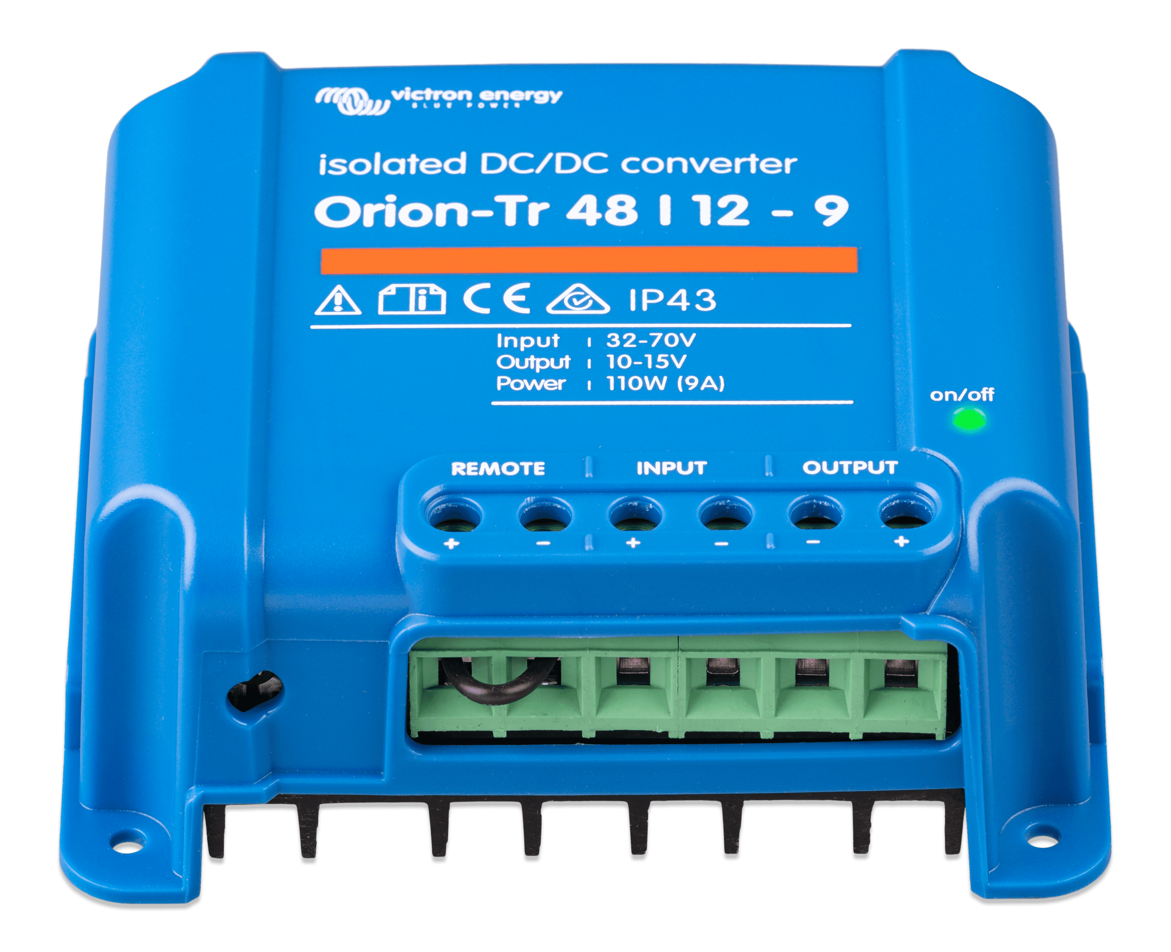 Orion-Tr 48/12-9A (110W) Isolated DC-DC converter (front)  thumbnail