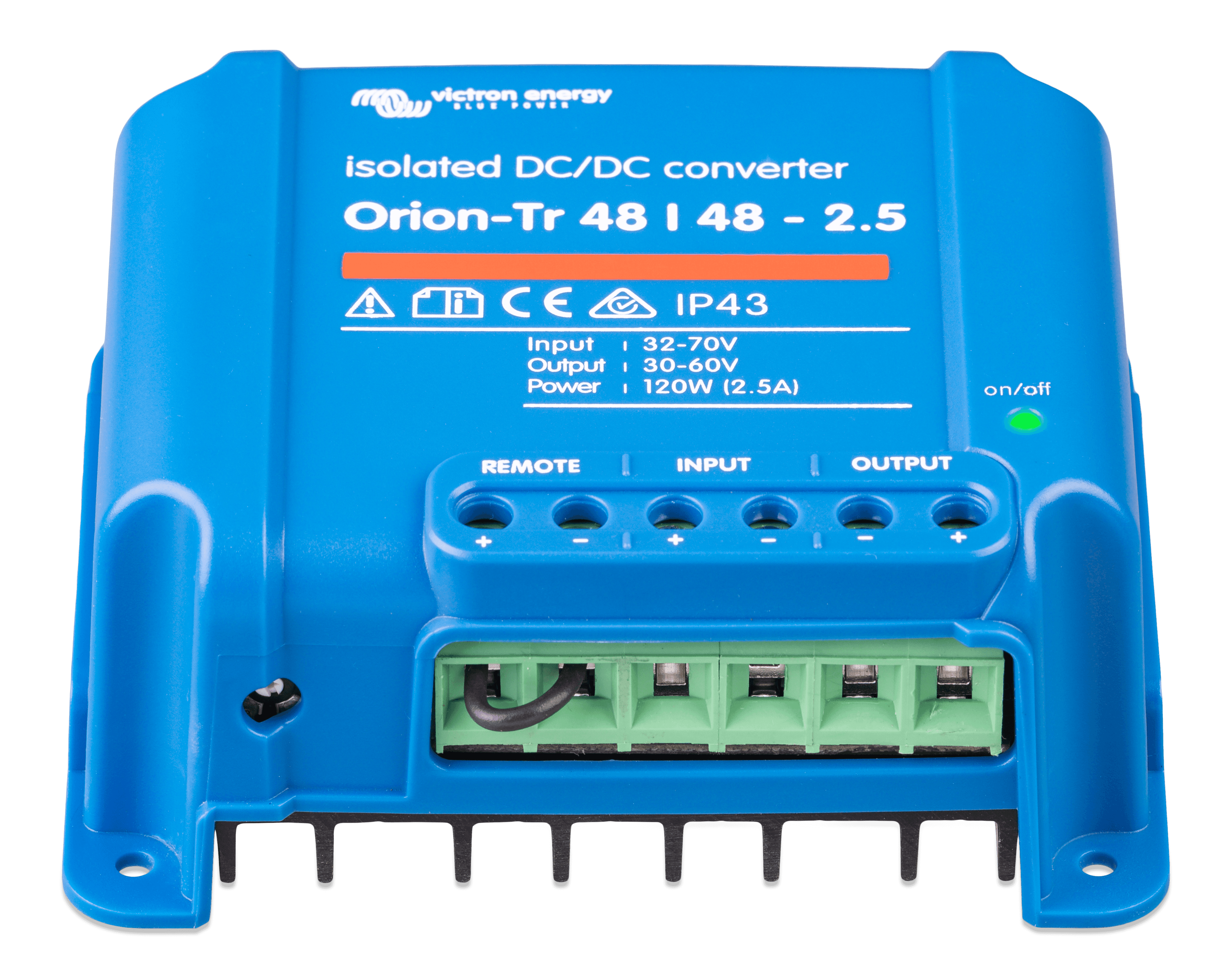 Orion-Tr 48/48-2,5A (120W) Isolated DC-DC converter (front)  thumbnail