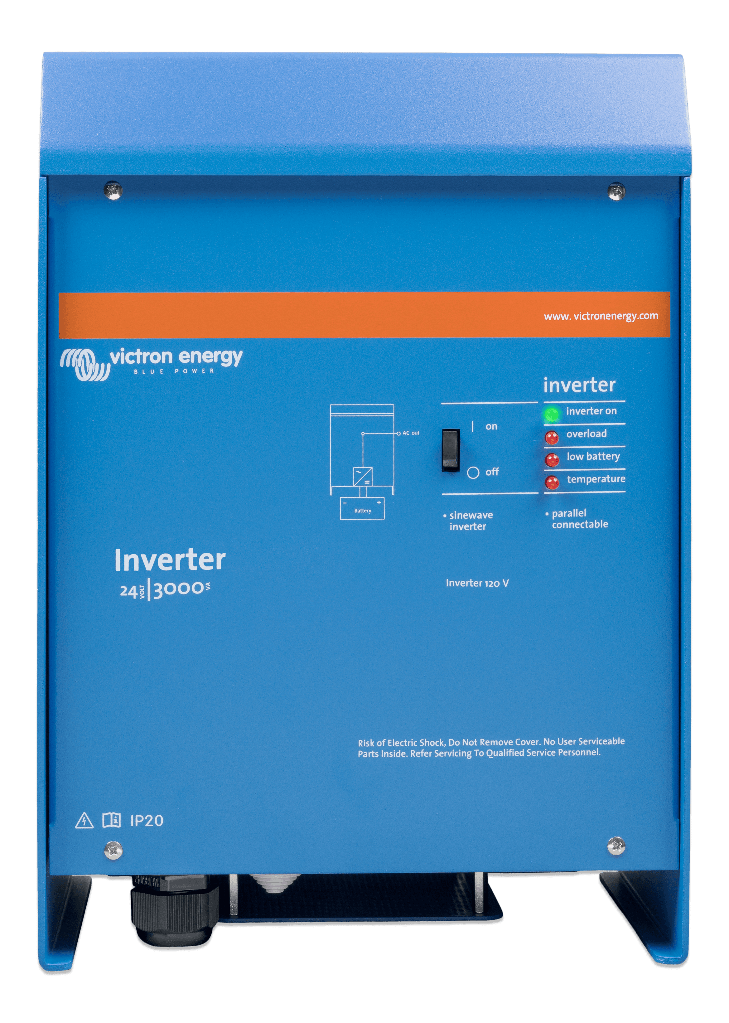 Inverter 24V 3000VA 120V VE Bus (front)  thumbnail
