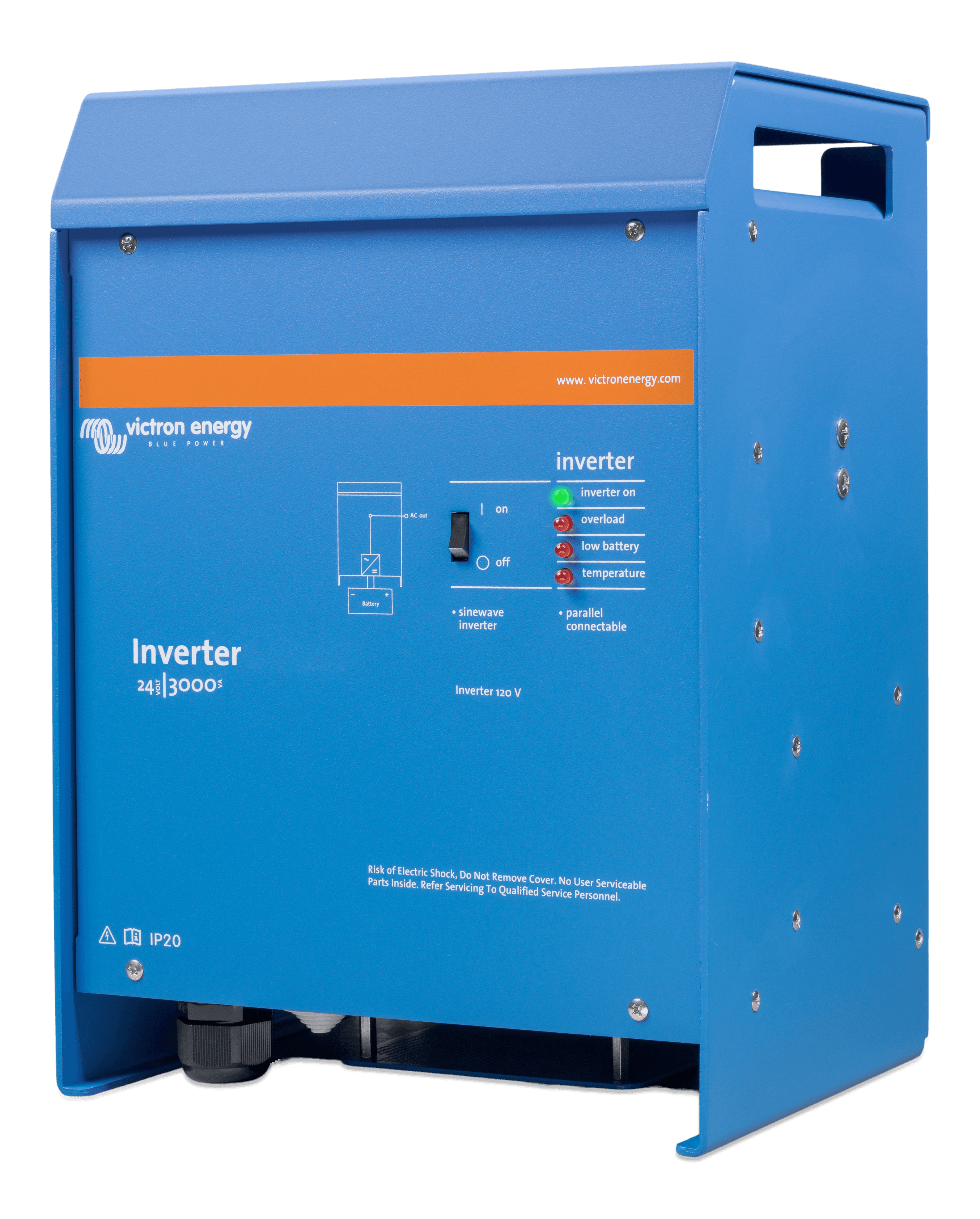 Inverter 24V 3000VA 120V VE Bus (left)  thumbnail