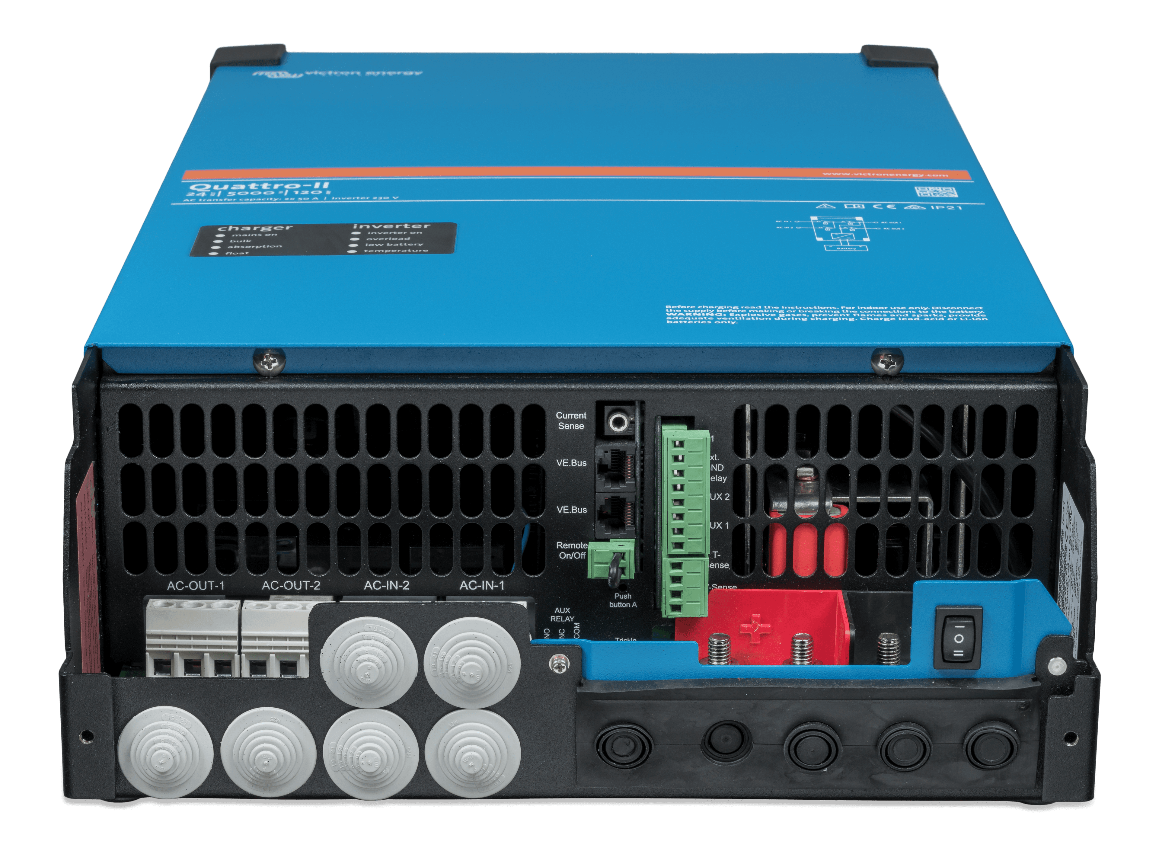 Quattro-II 24/5000/120-50/50 230V (connections)  thumbnail