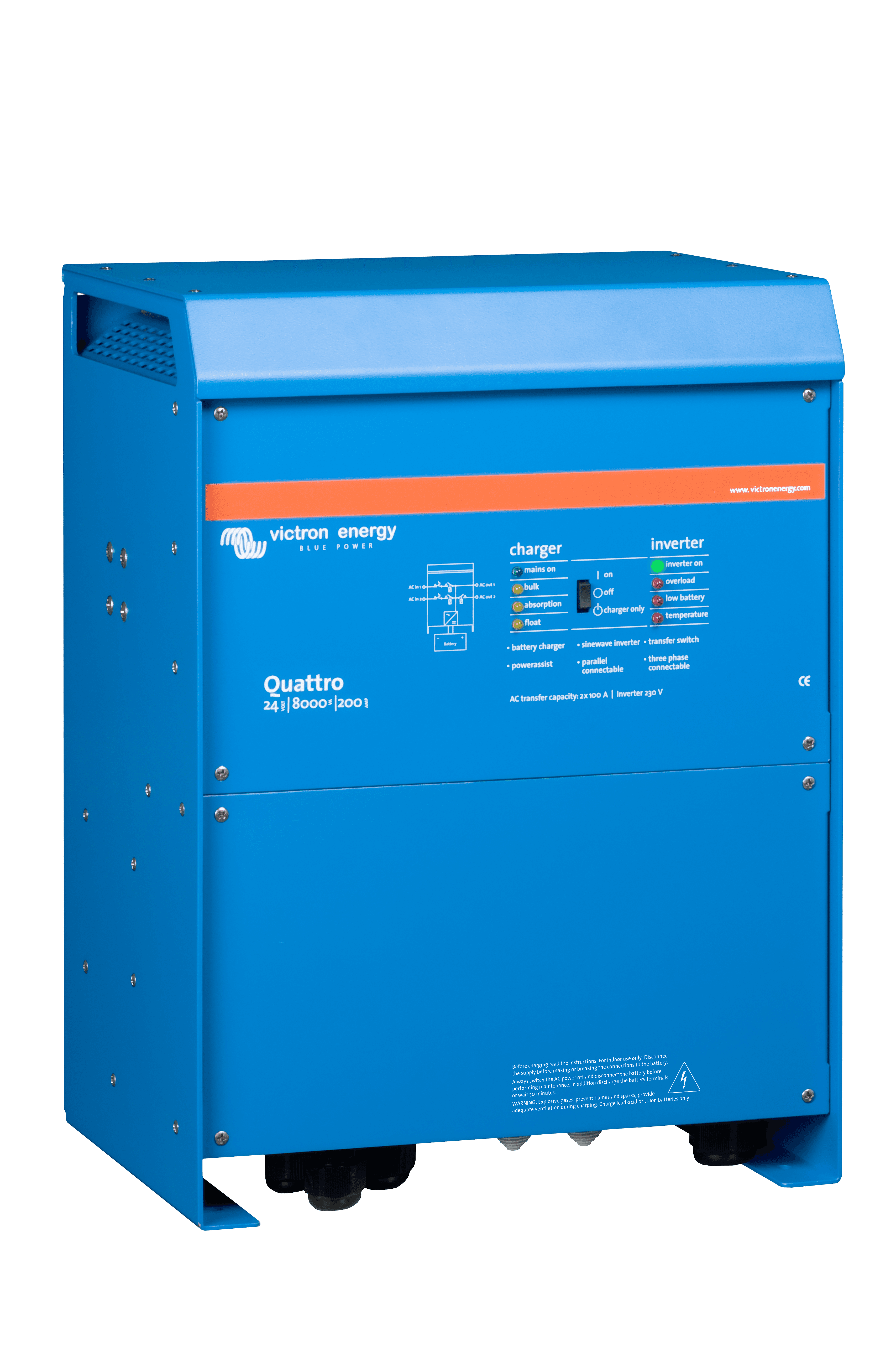 Quattro 24V 8000VA 200A 230V (right)  thumbnail
