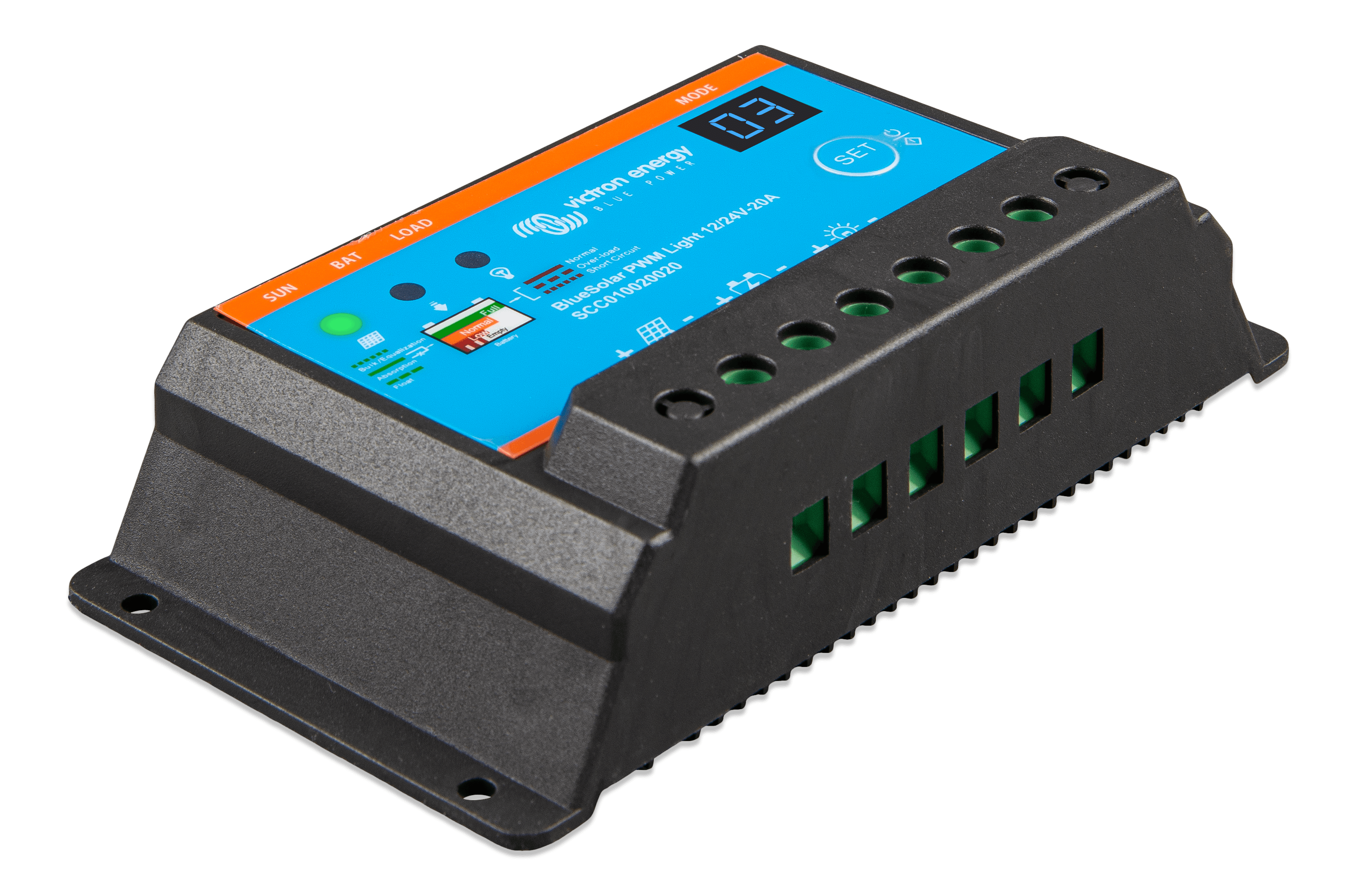 BlueSolar PWM-Light Charge Controller 12/24V-20A (right) thumbnail