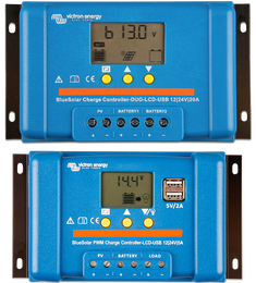 Контроллер заряда BlueSolar PWM (DUO) LCD&USB