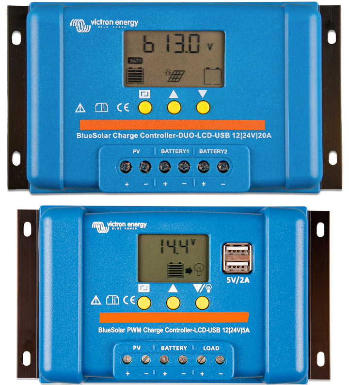 Контроллер заряда BlueSolar PWM (DUO) LCD&USB