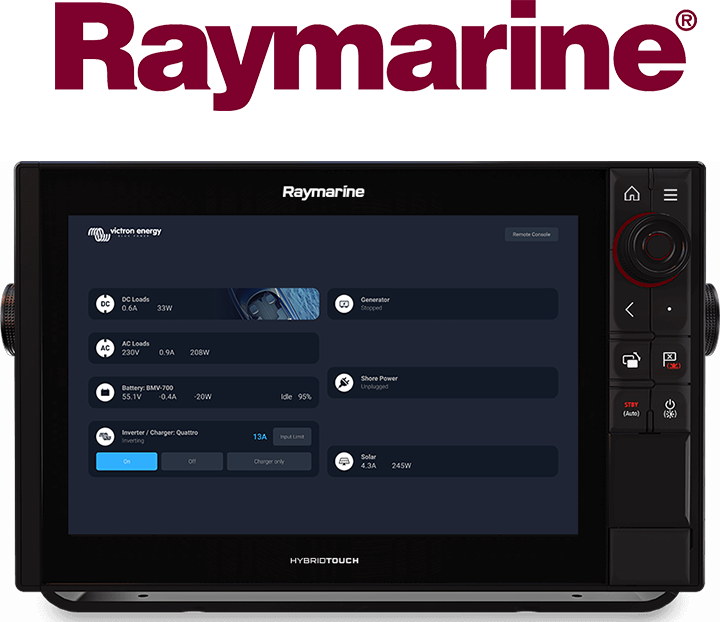 Интеграция устройств GX с корабельными многофункциональными дисплеями - Raymarine